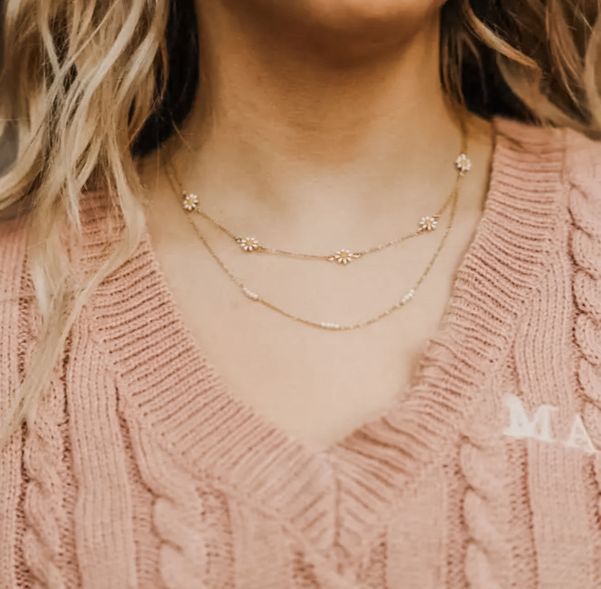 Carolina Daisy Necklace