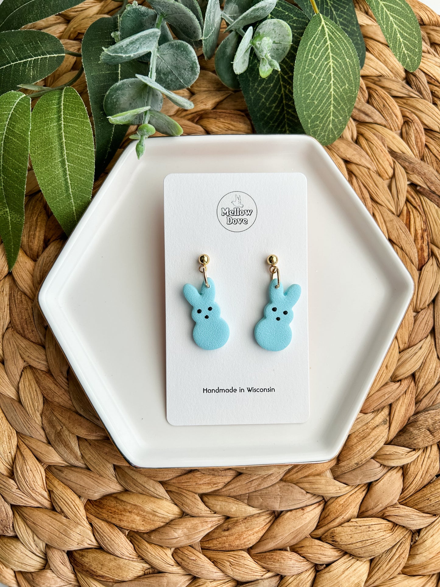 Peeps Bunny Earrings