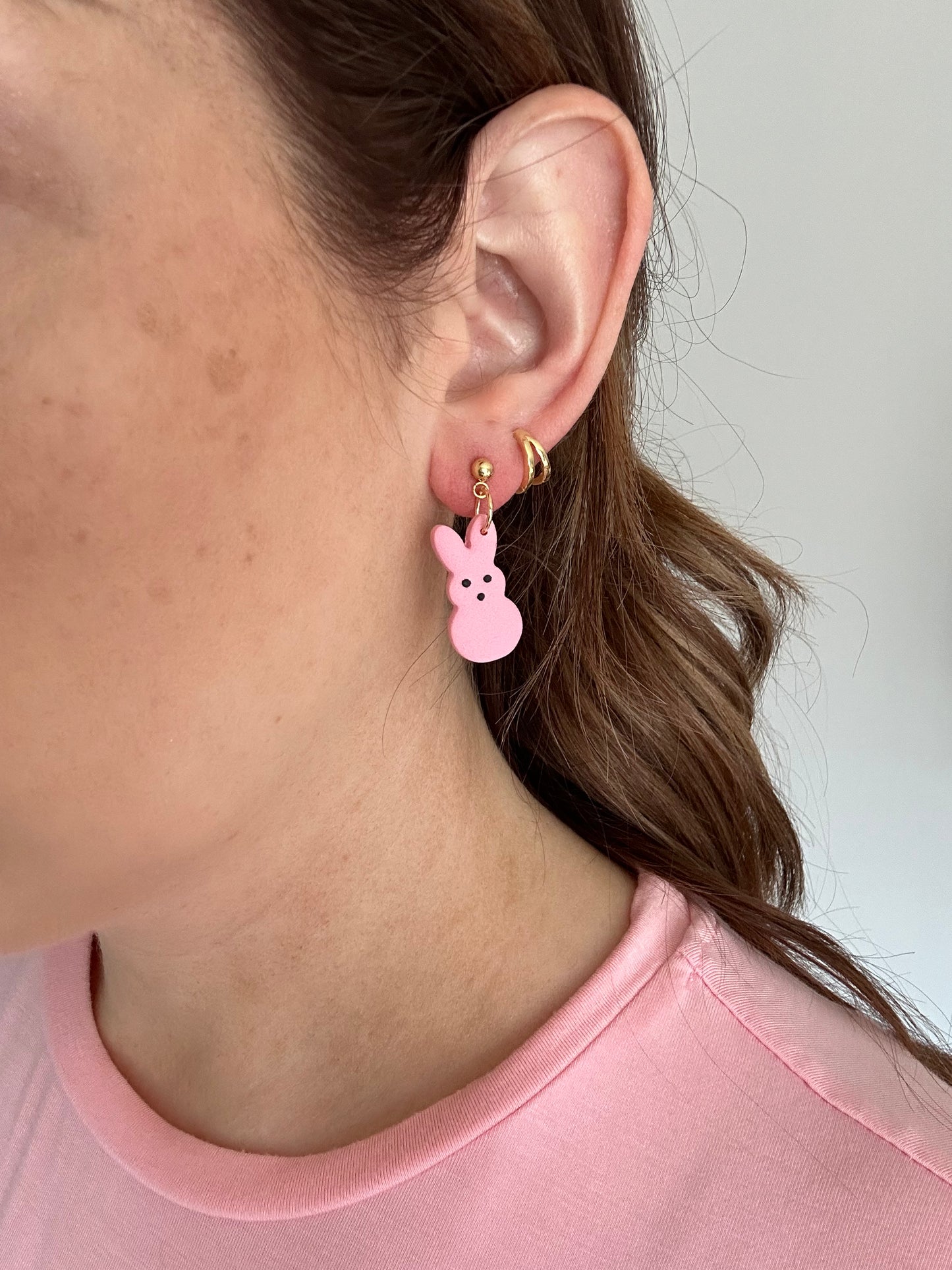 Peeps Bunny Earrings
