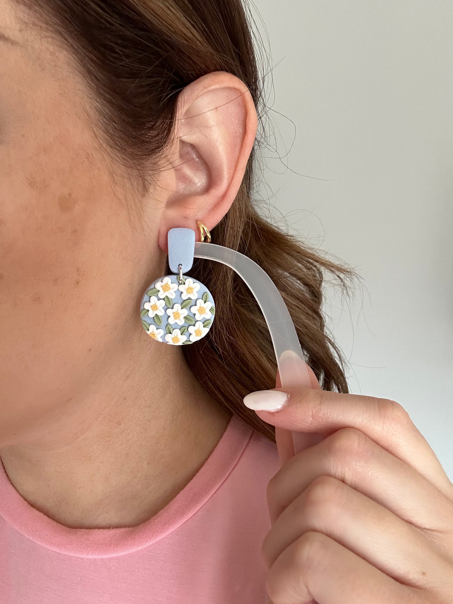 Boho Spring Daisy Earrings