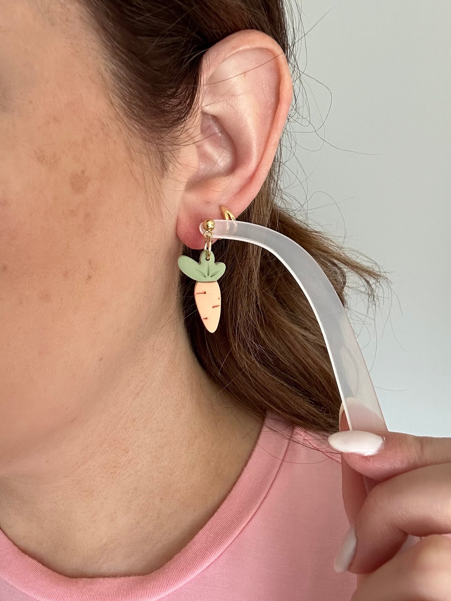 Easter Carrot Earrings
