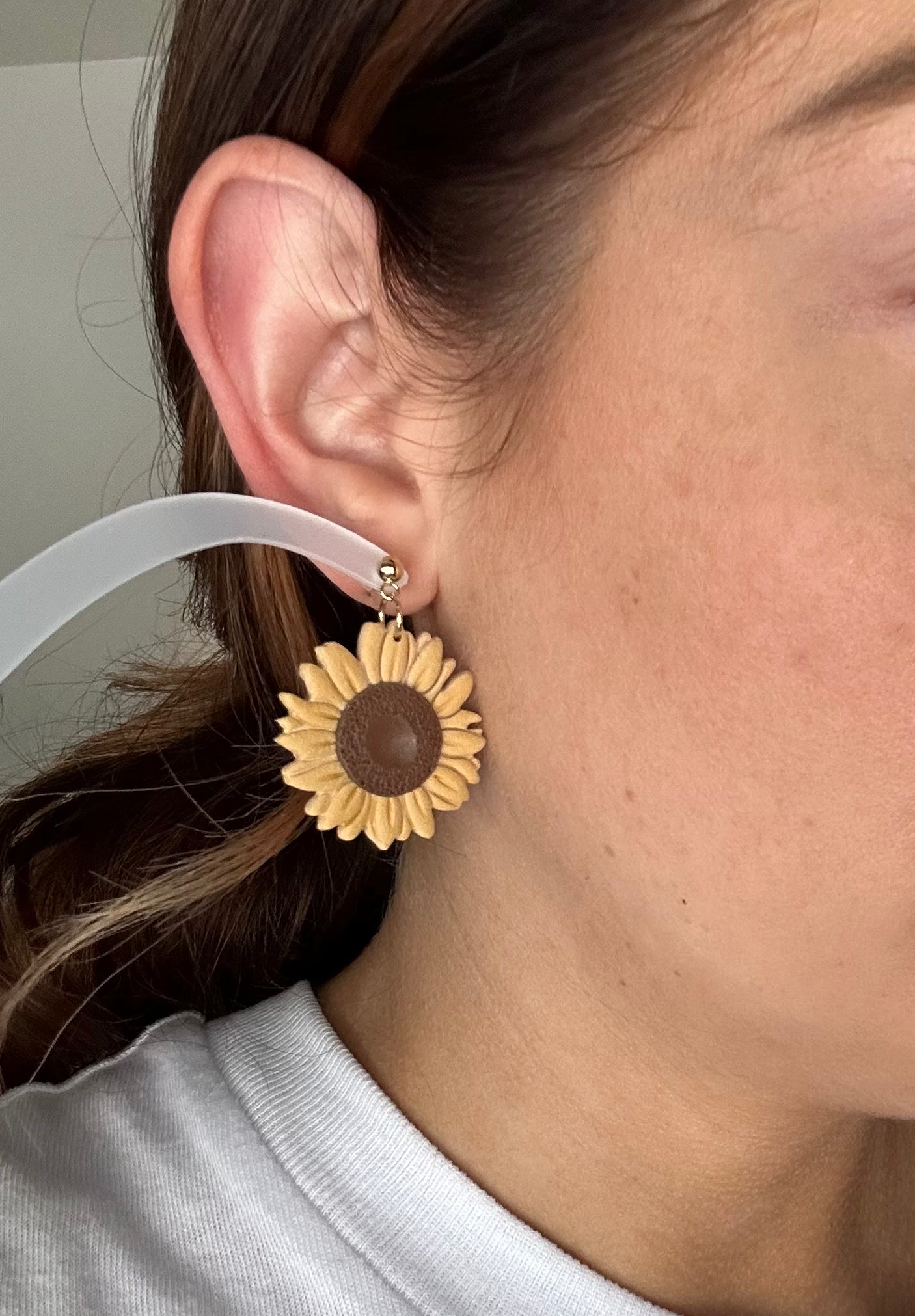 Boho Sunflower Earrings