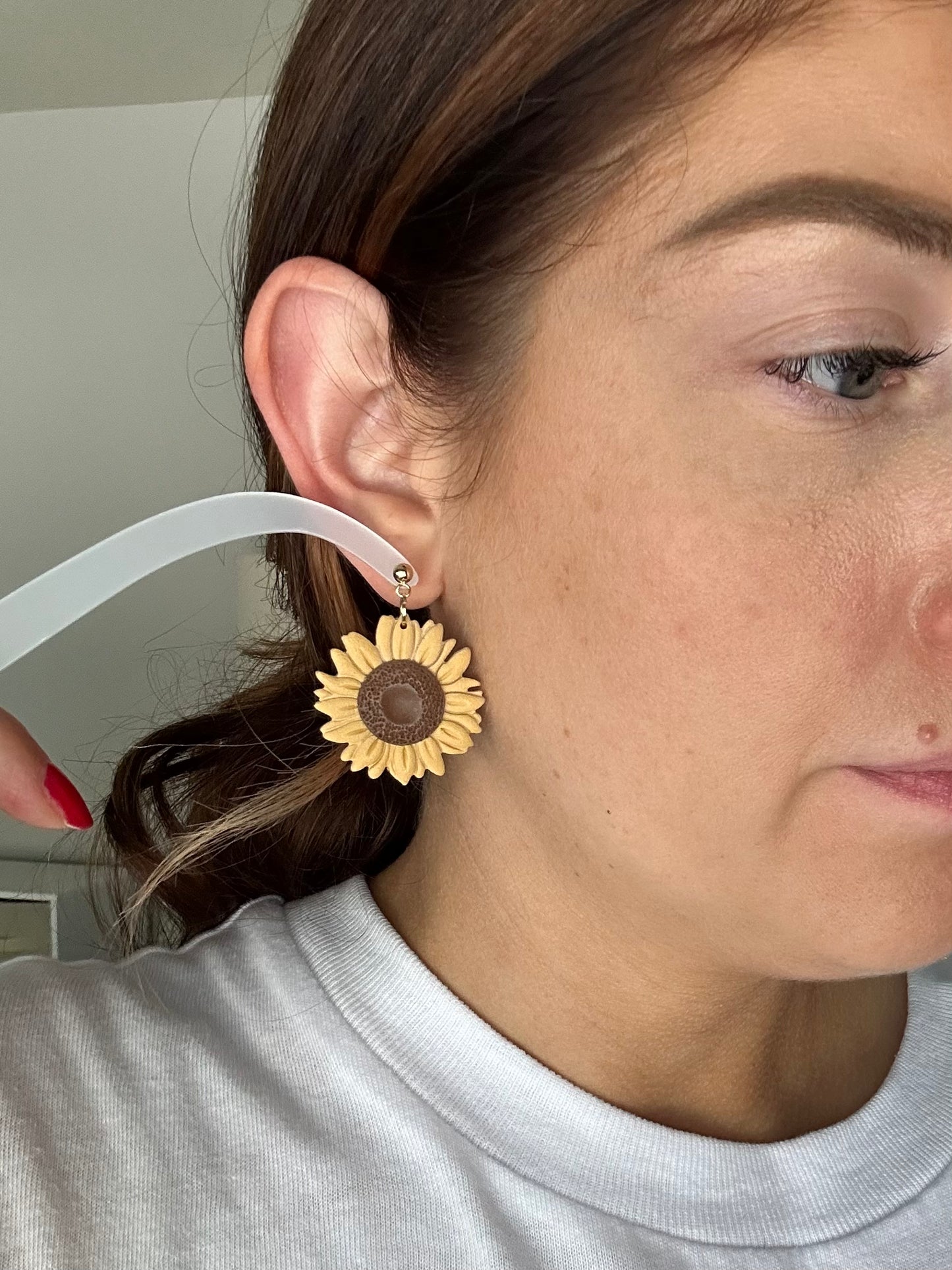 Boho Sunflower Earrings