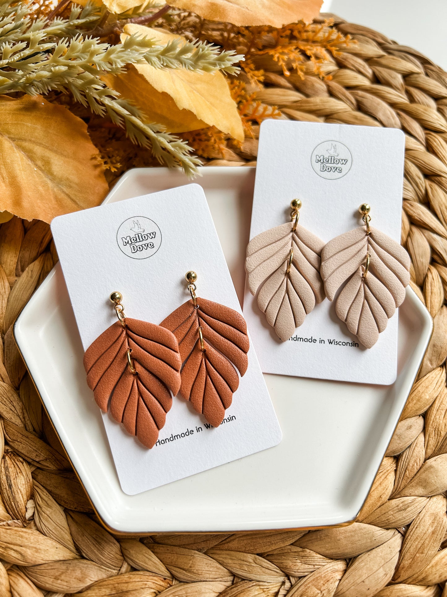 Boho Leaf Earrings