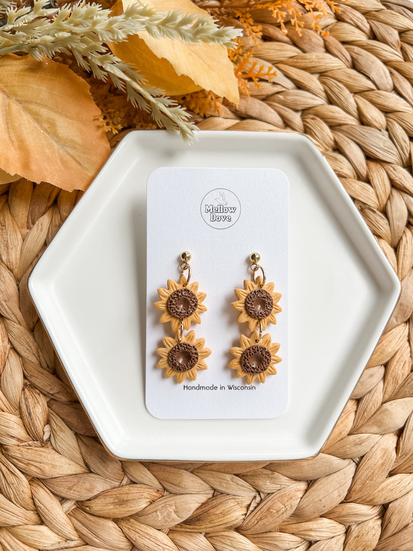 Sunflower Duo Earrings