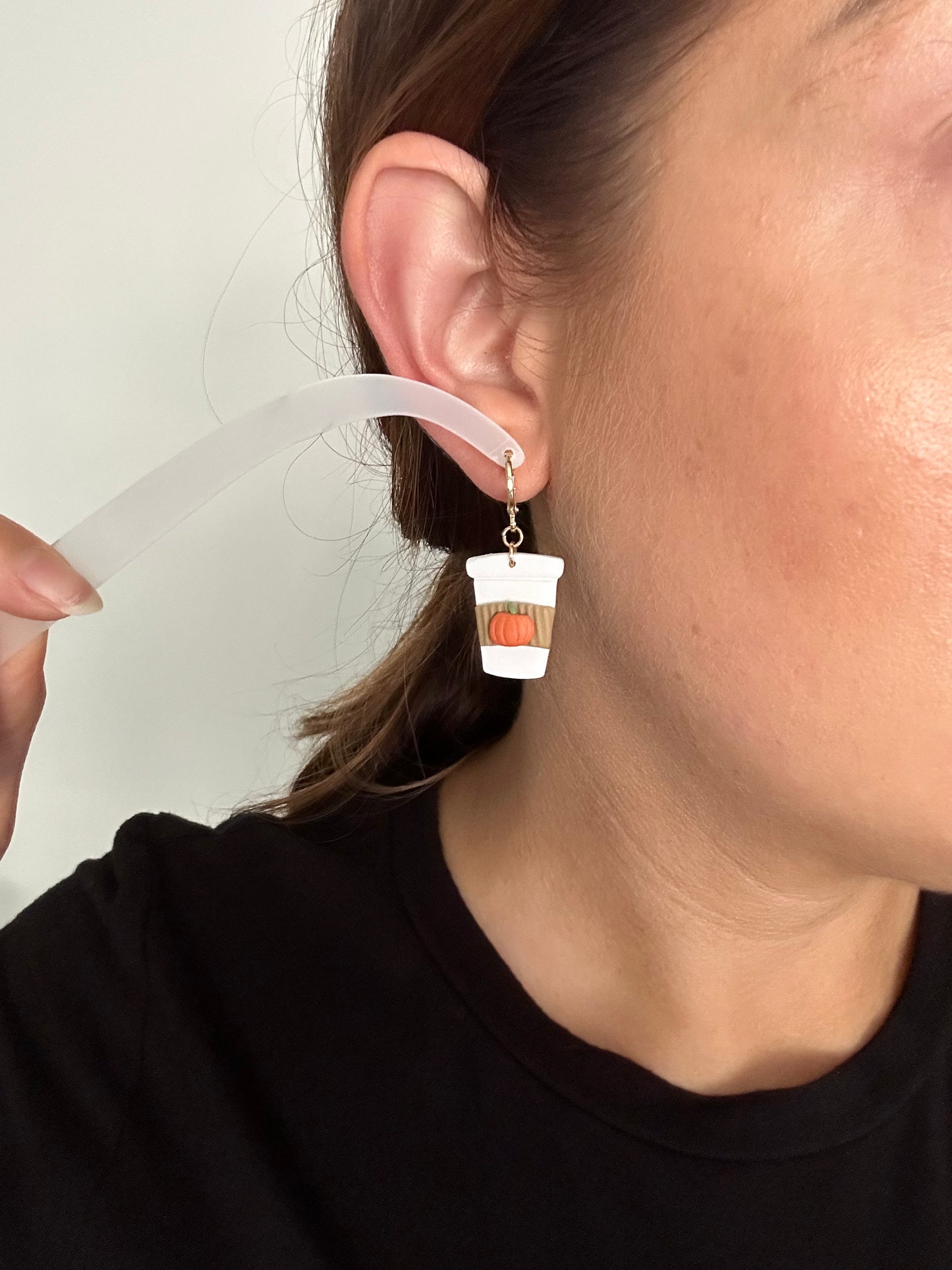 Pumpkin Spice Latte Earrings