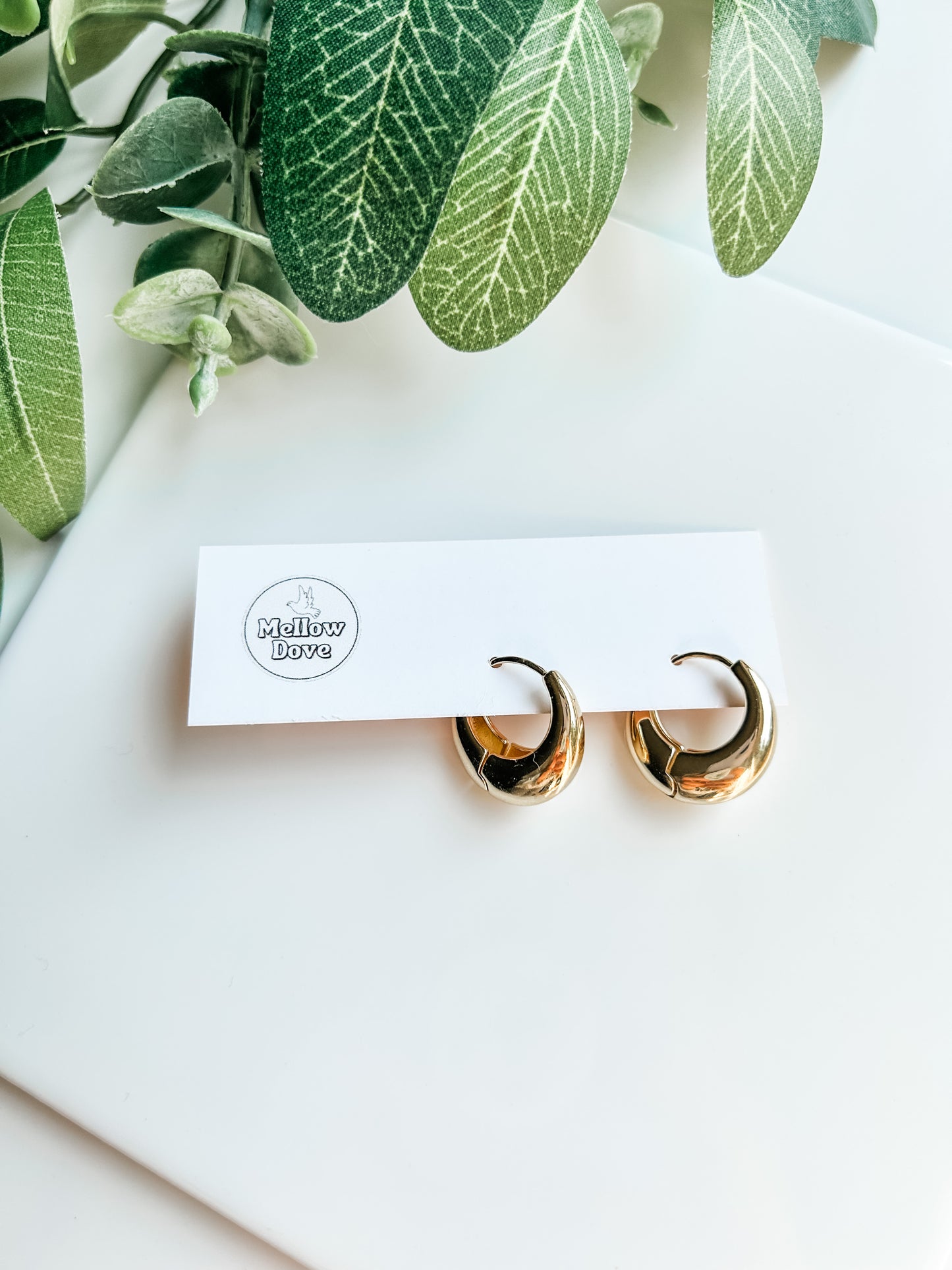 18K Gold-Filled Hoops