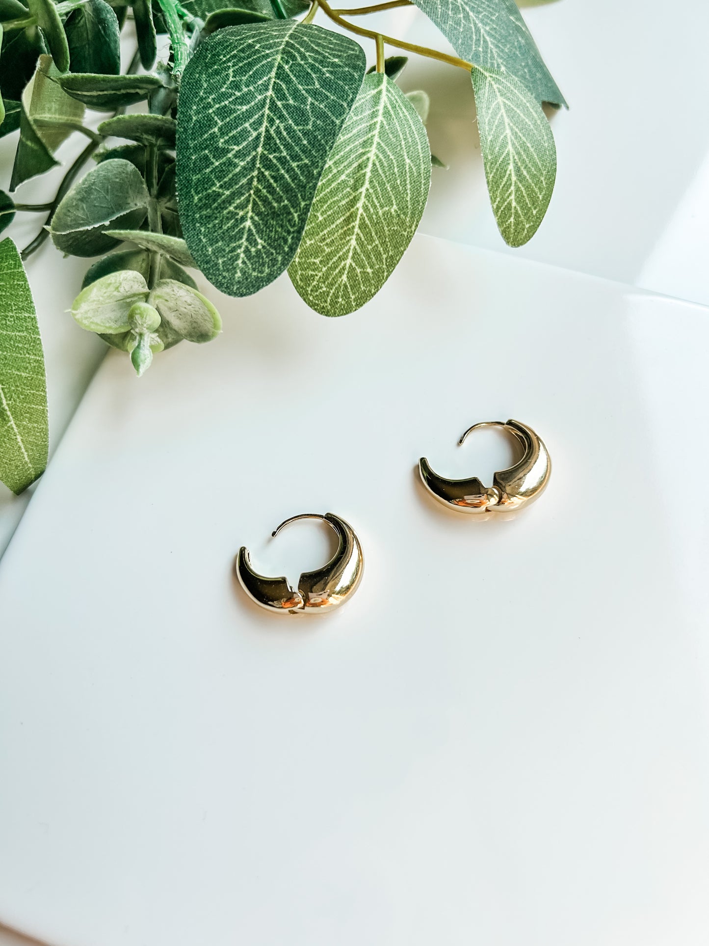 18K Gold-Filled Hoops