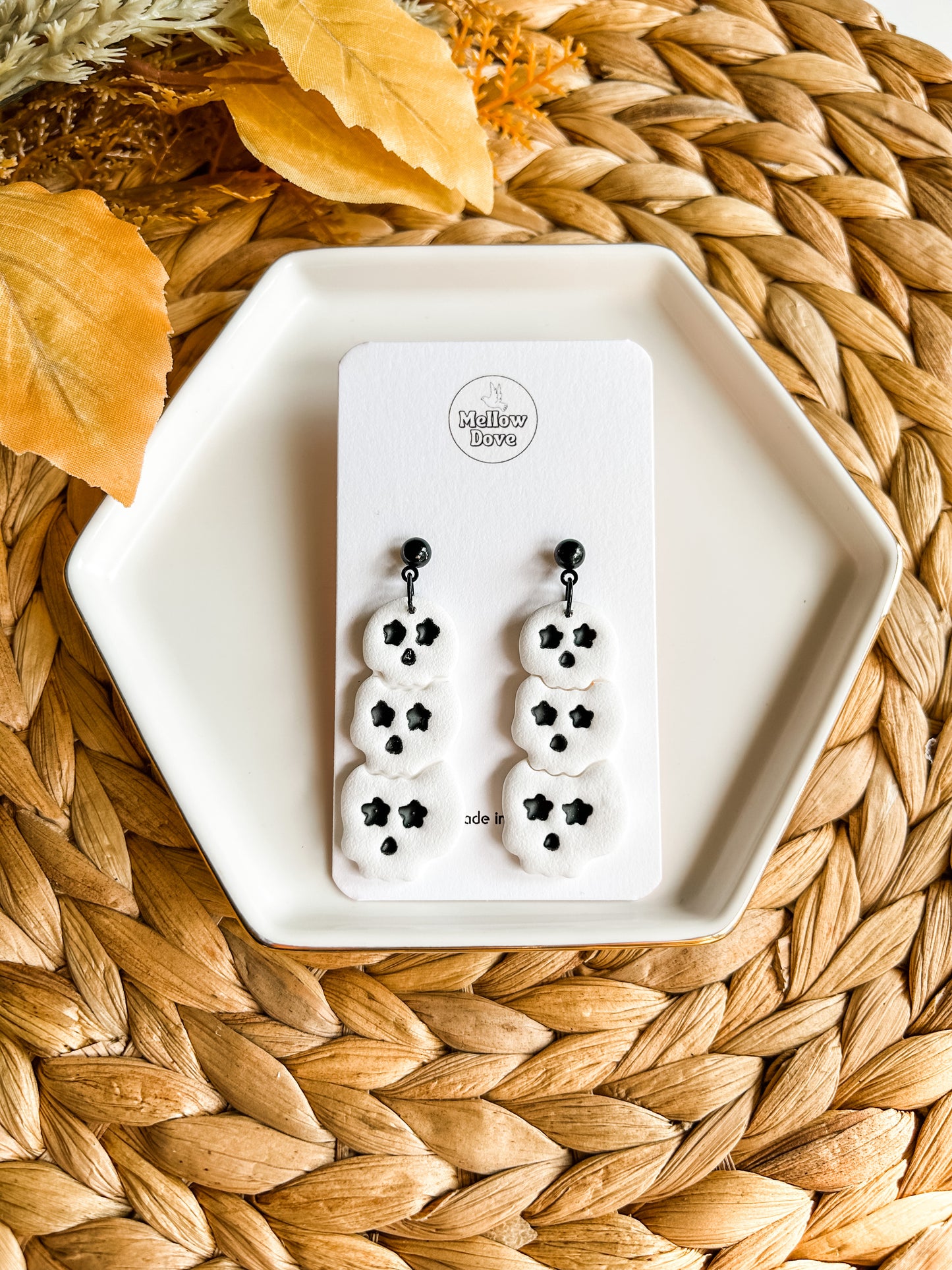 Skeleton Trio Earrings
