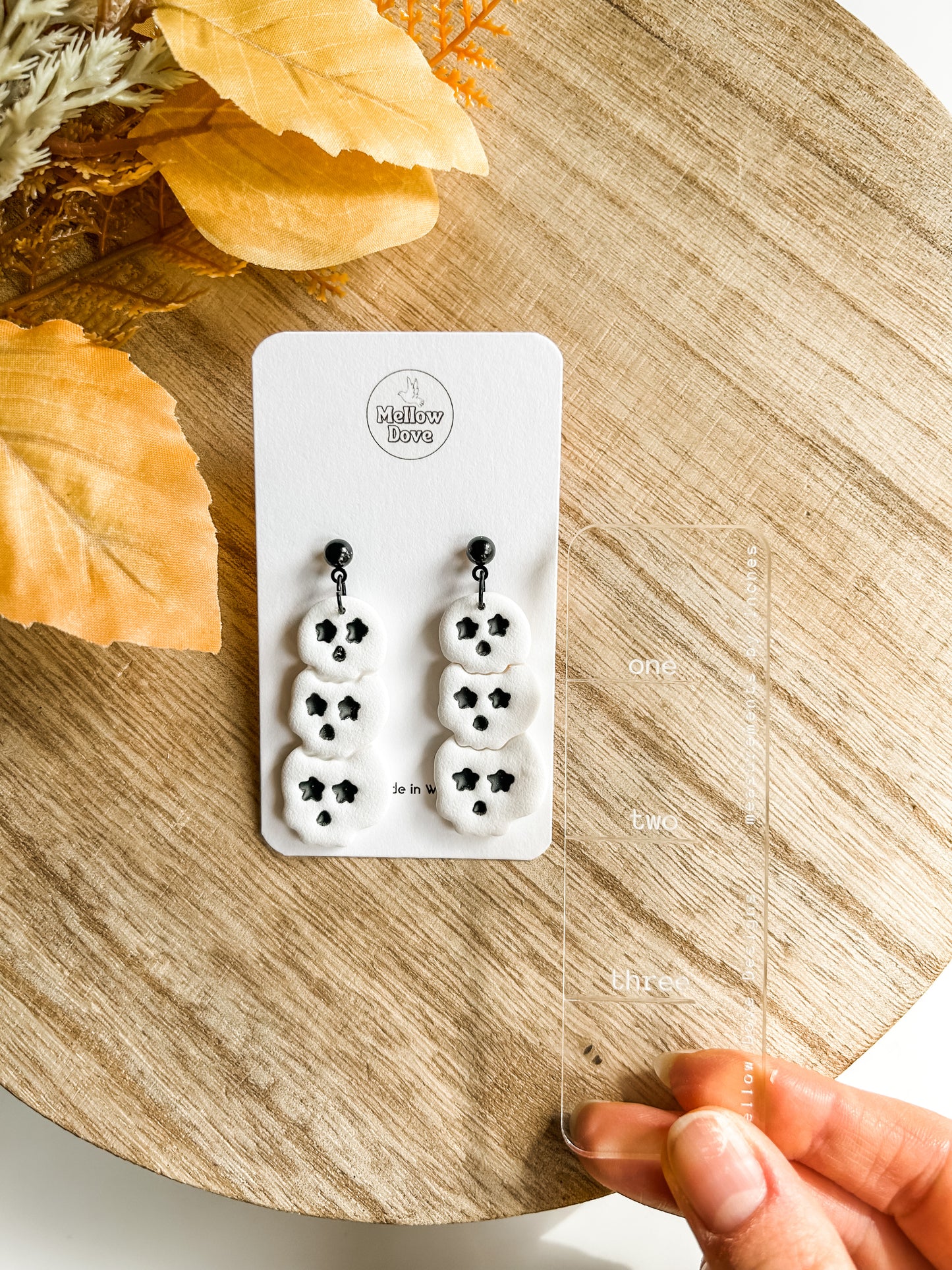 Skeleton Trio Earrings