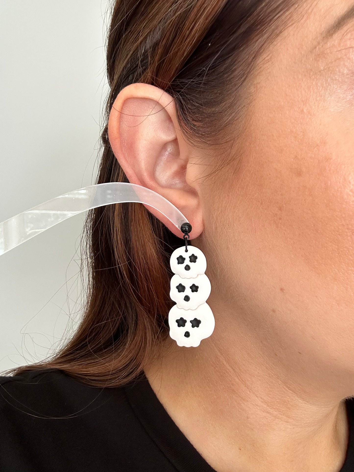 Skeleton Trio Earrings