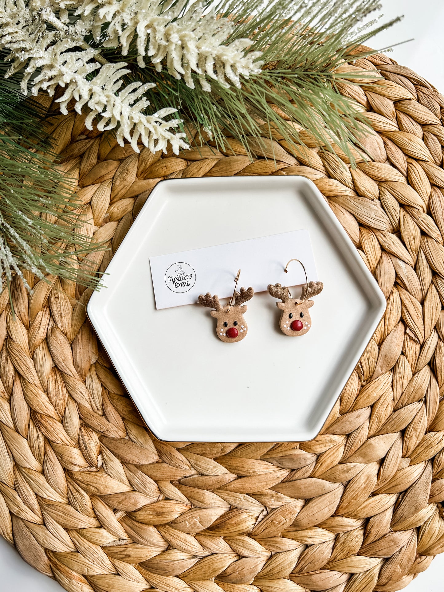 Red-Nosed Reindeer Hoops