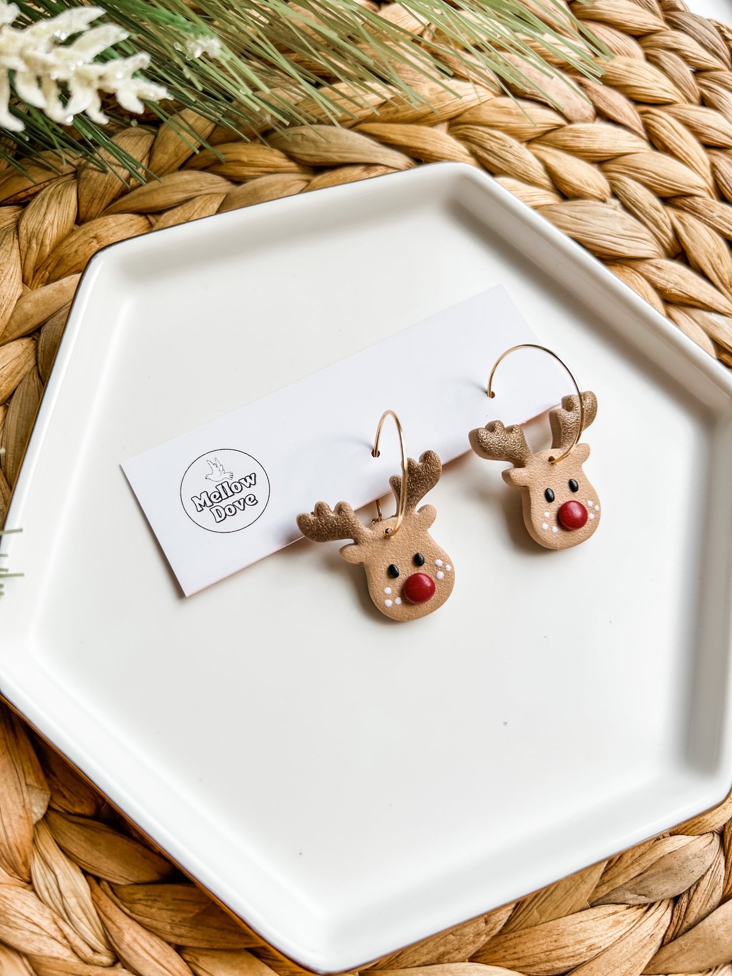 Red-Nosed Reindeer Hoops