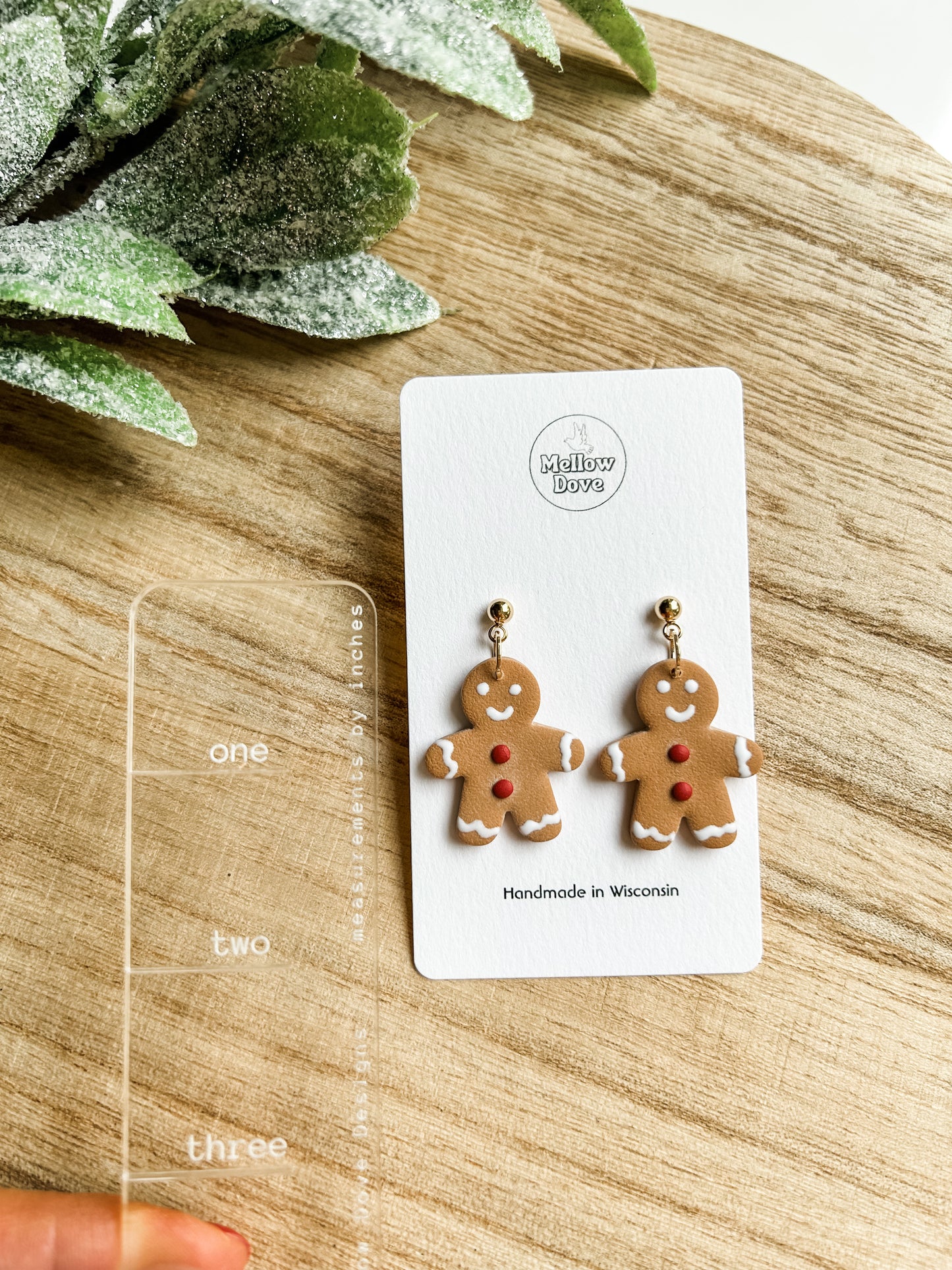 Gingerbread Cookie Earrings