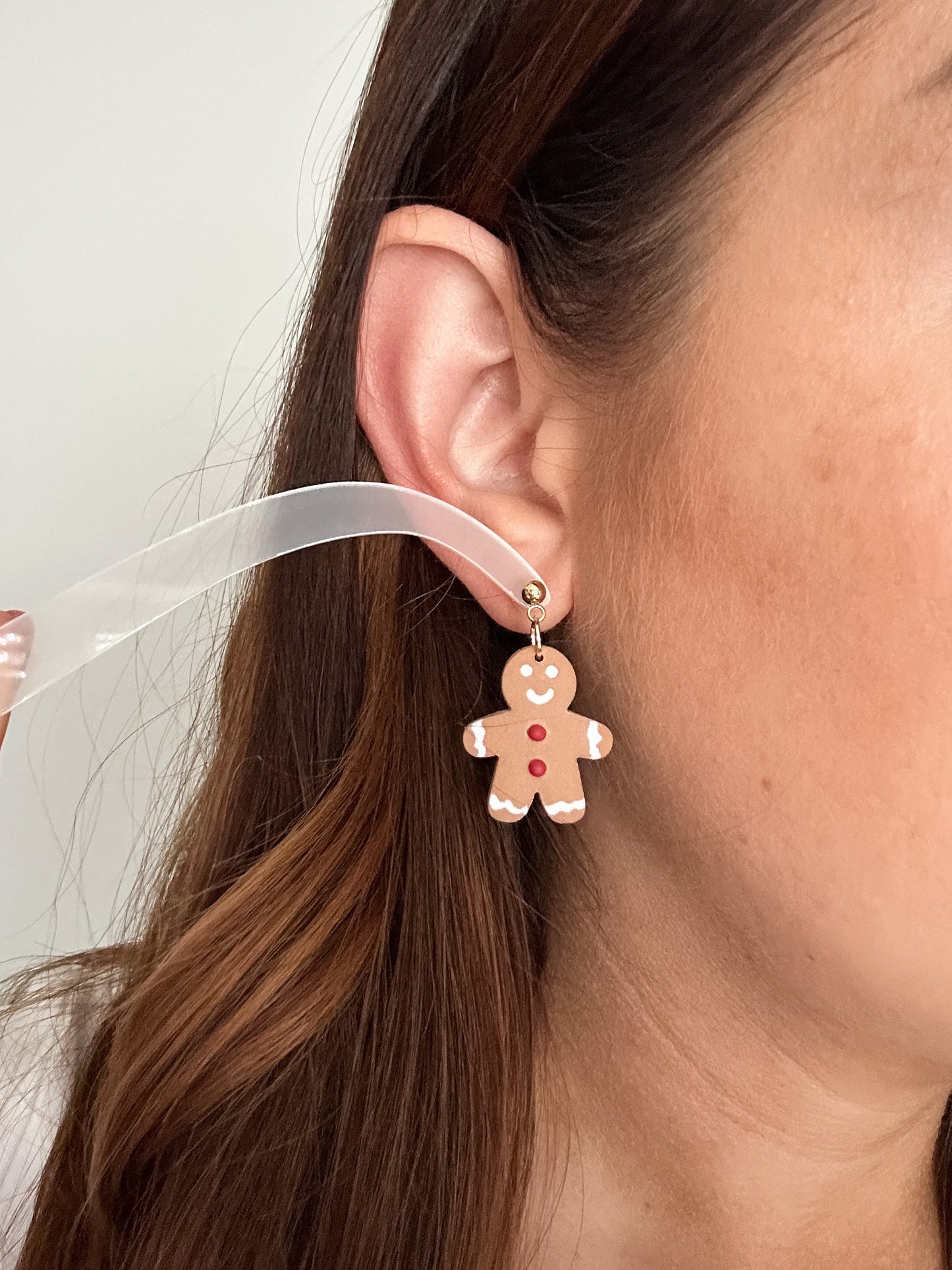 Gingerbread Cookie Earrings