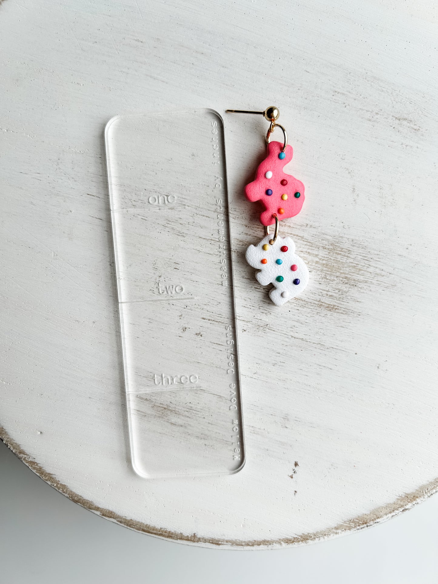 Circus Animal Cookie Earrings