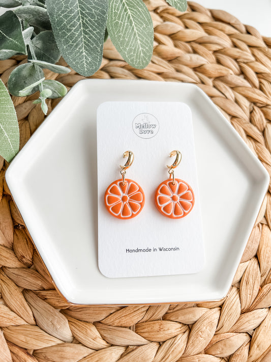 Orange Slice Hoops