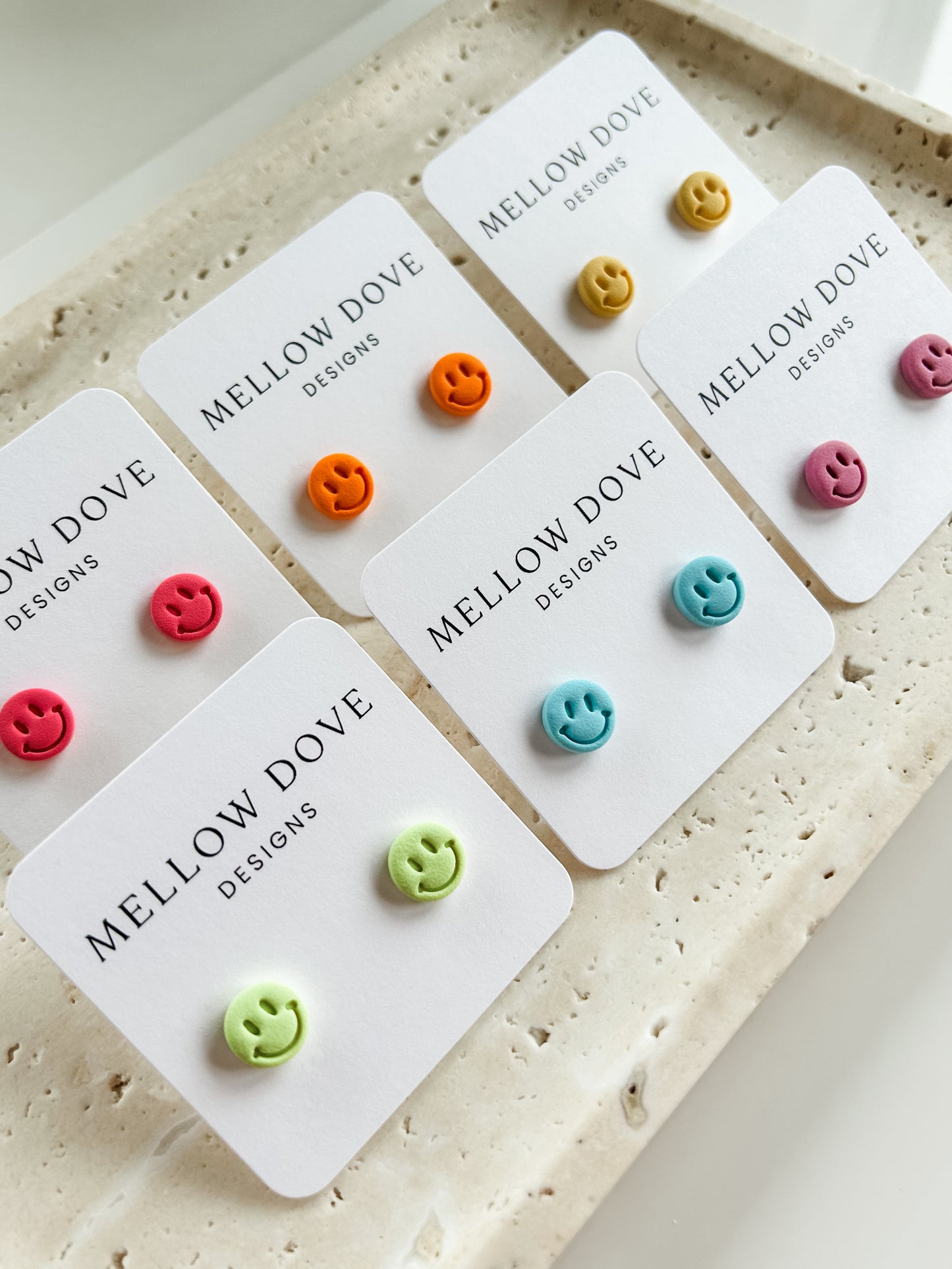 Smiley Face Studs