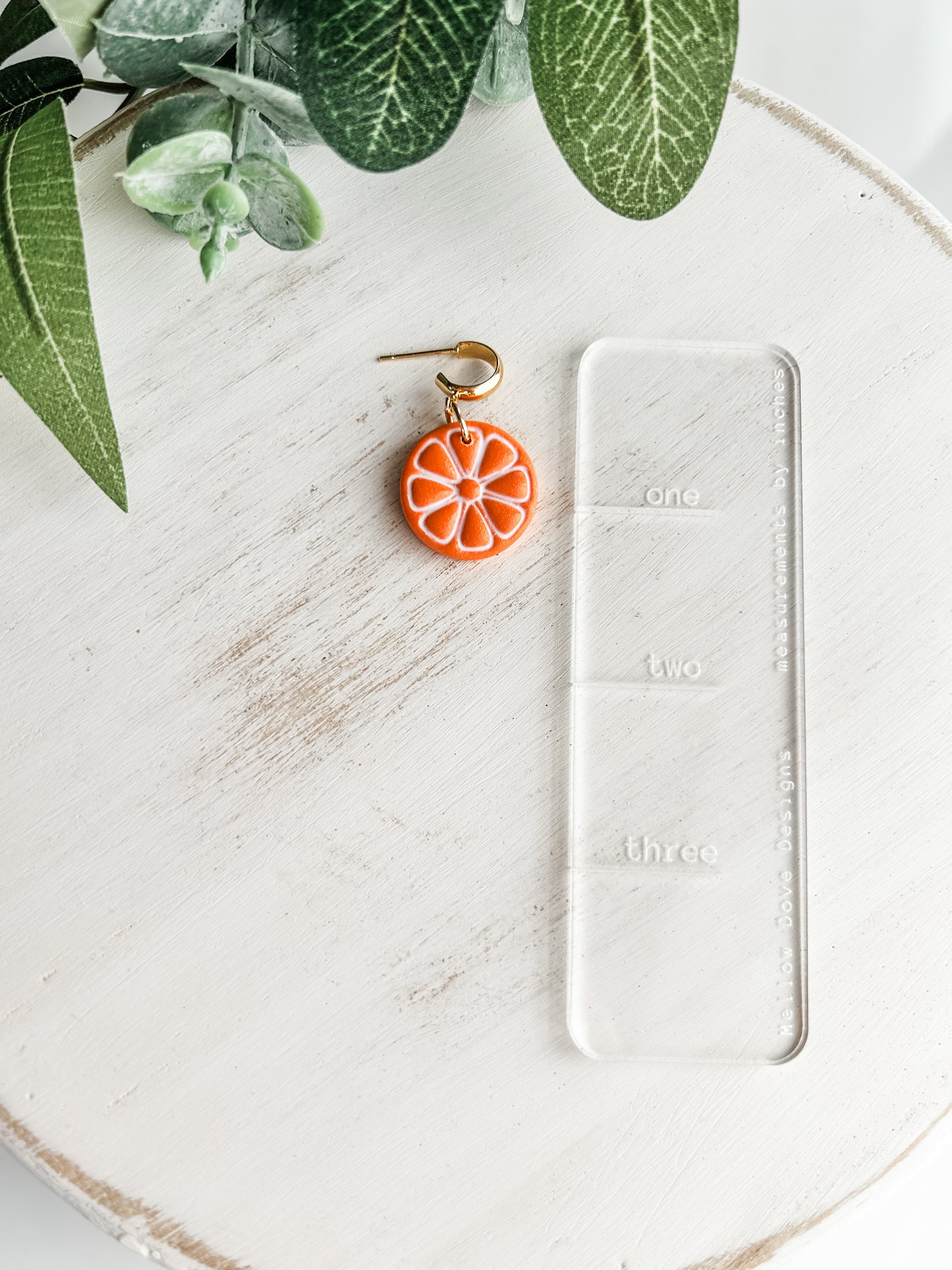 Orange Slice Hoops