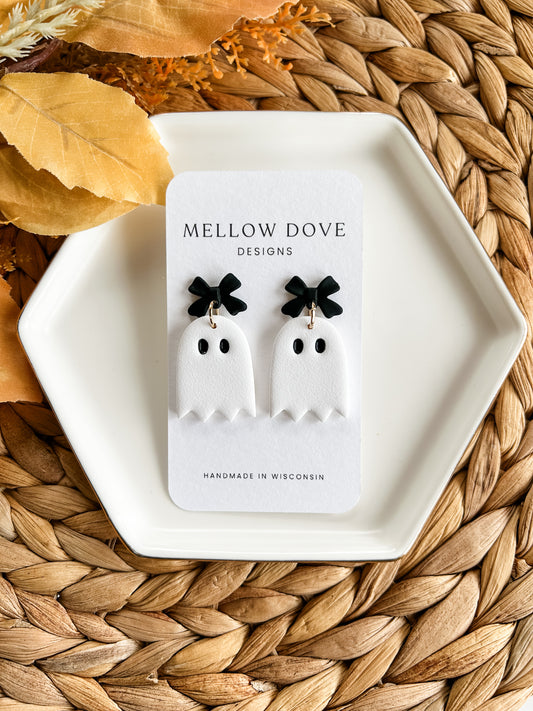 Ghost with Black Bow