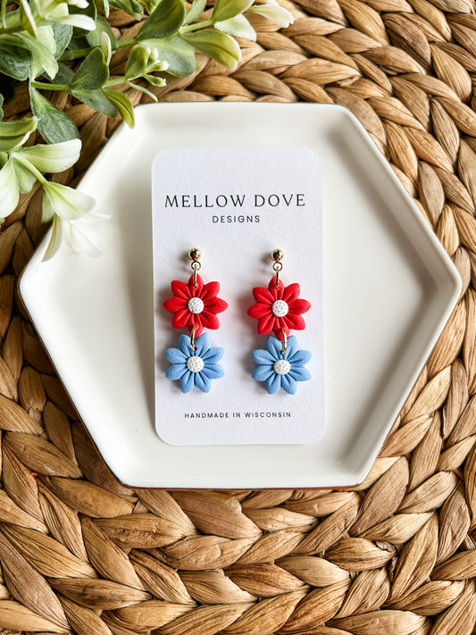 4th of July Flower Duo