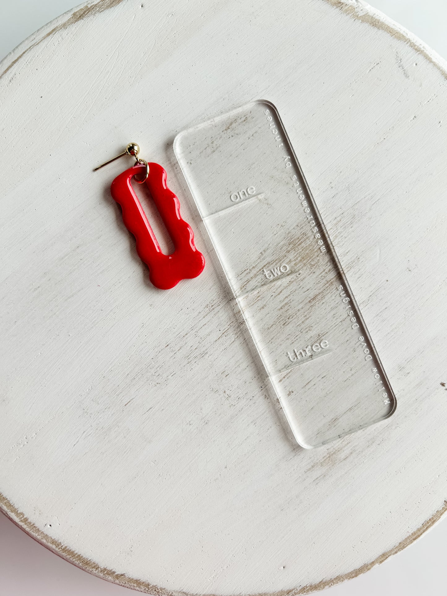 Wavy Rectangles | Red