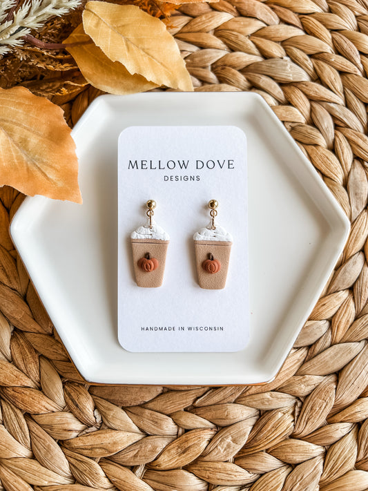 Pumpkin Cream Cold Brew Earrings