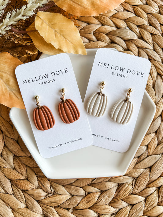 Tall Pumpkin Earrings