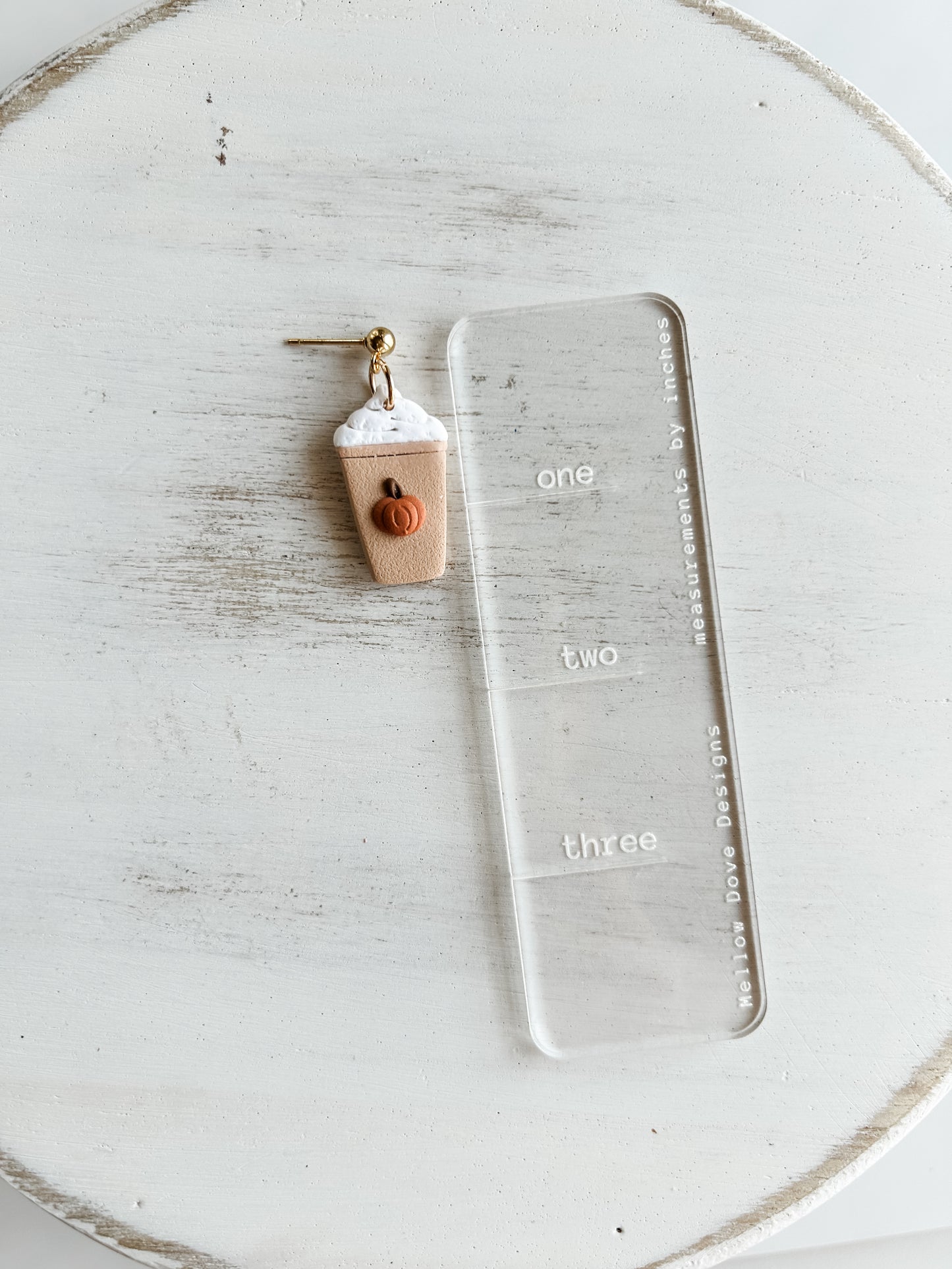 Pumpkin Cream Cold Brew Earrings