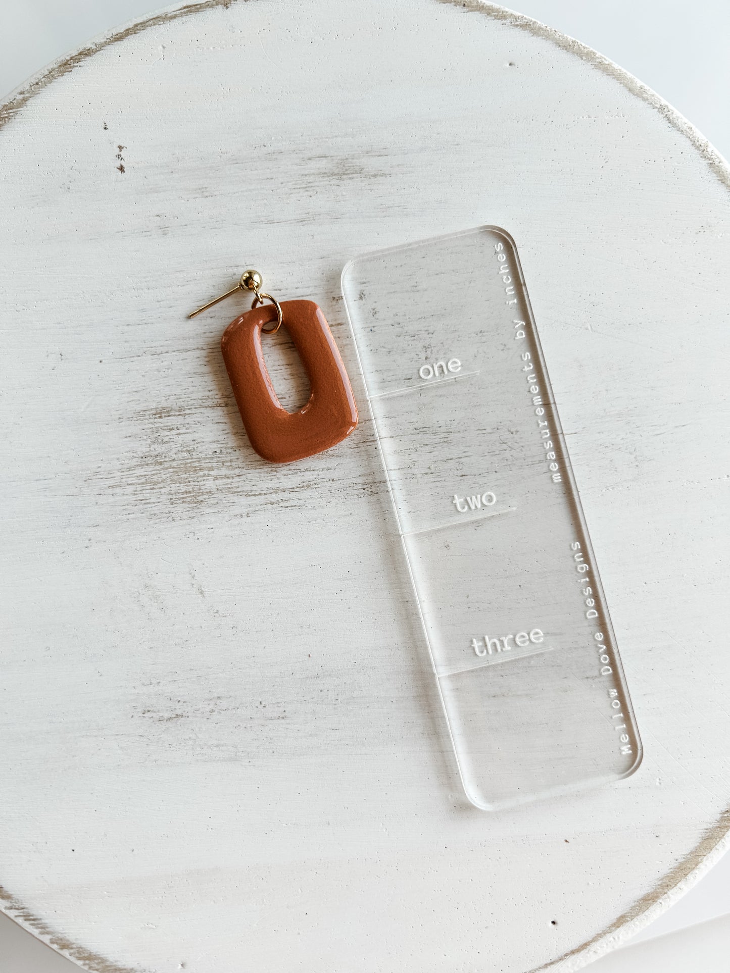 Classic Rectangle Dangles | Terracotta