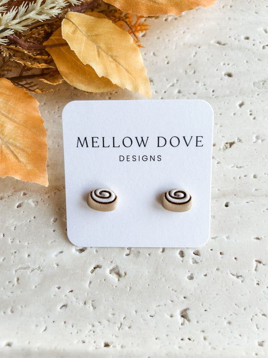 Cinnamon Roll Studs