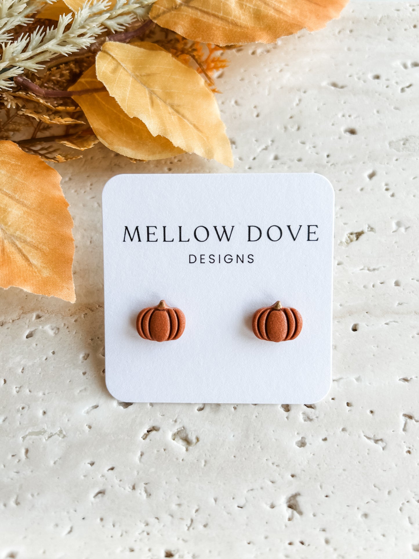 Classic Pumpkin Studs