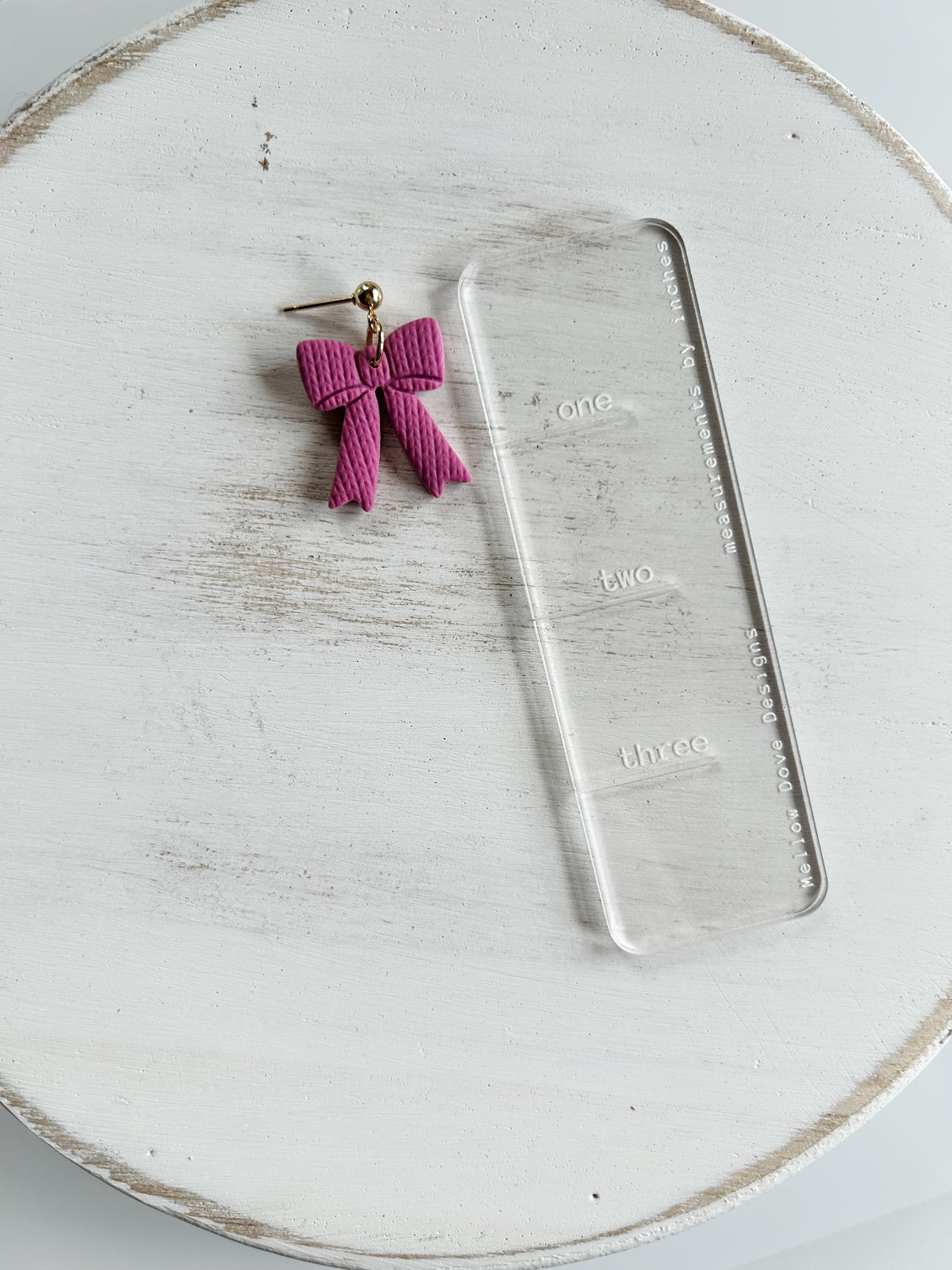 Purple Linen Bows