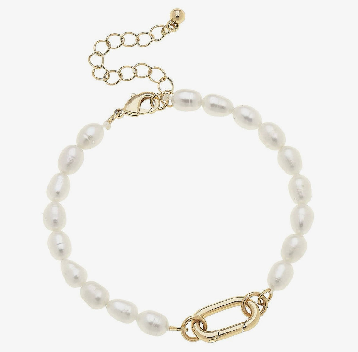 Freshwater Pearl Charm Bracelet