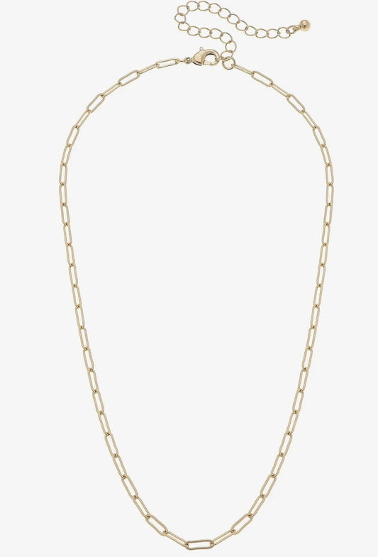 Charm Necklace Base- Paperclip Necklace