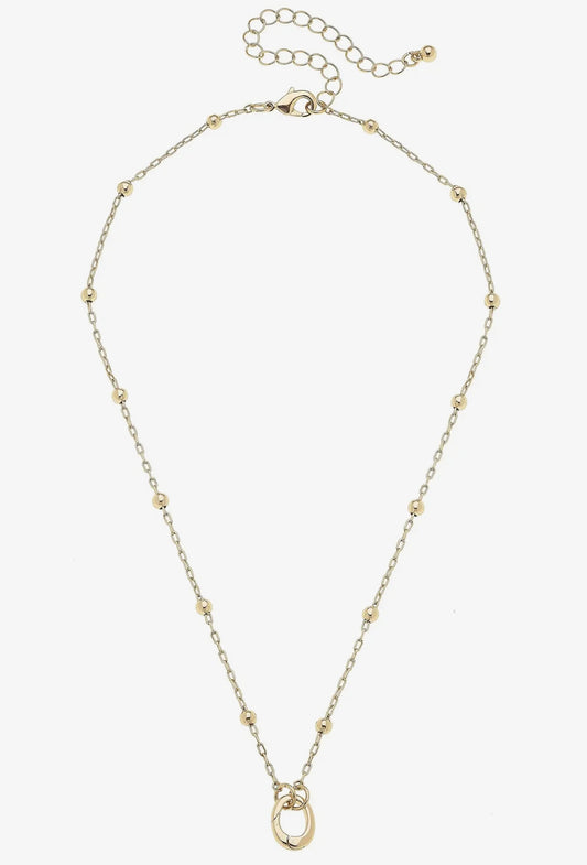 Charm Necklace Base | Dainty Gold
