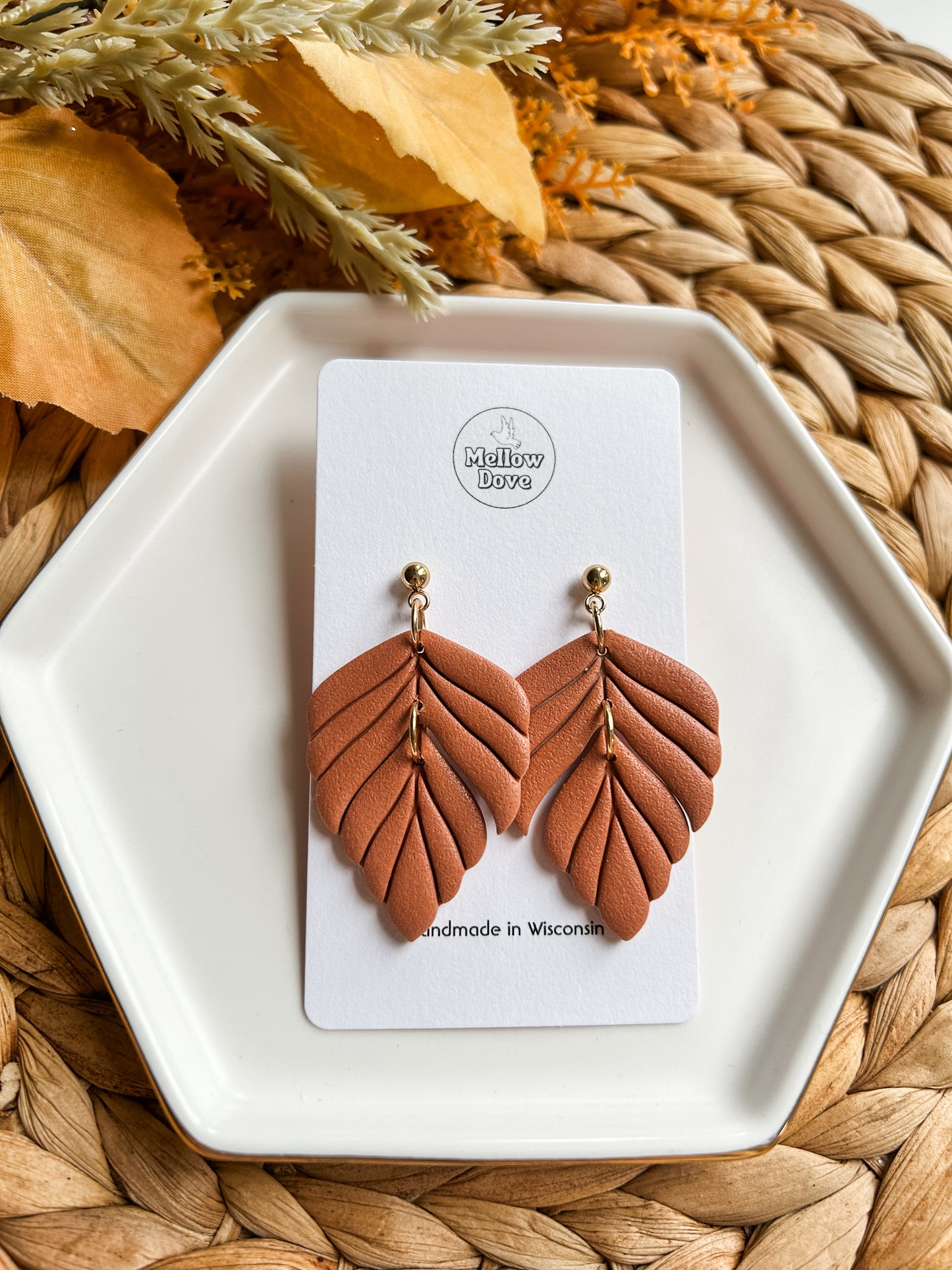 Boho Leaf Earrings