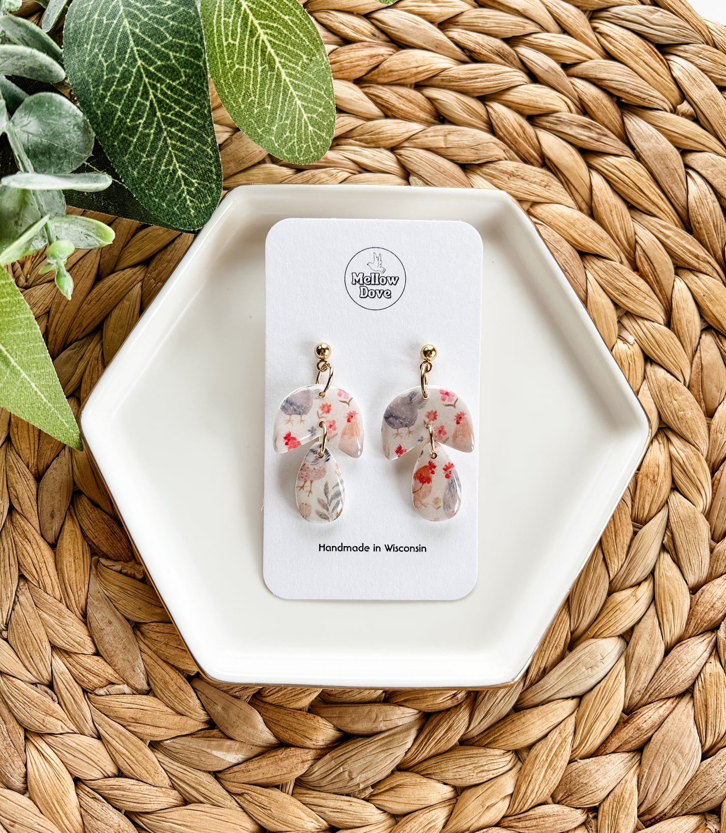 Spring Chicken Earrings