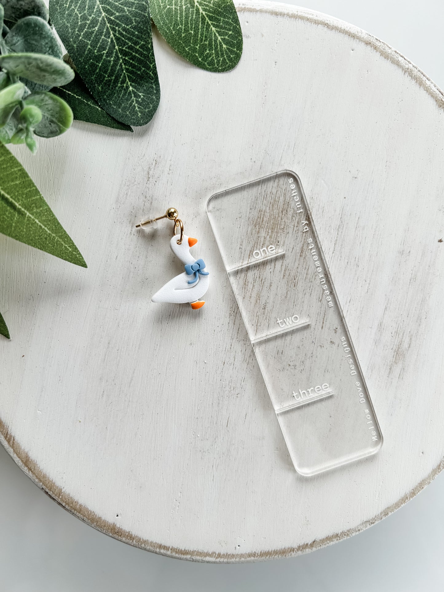 Country Kitchen Goose Earrings