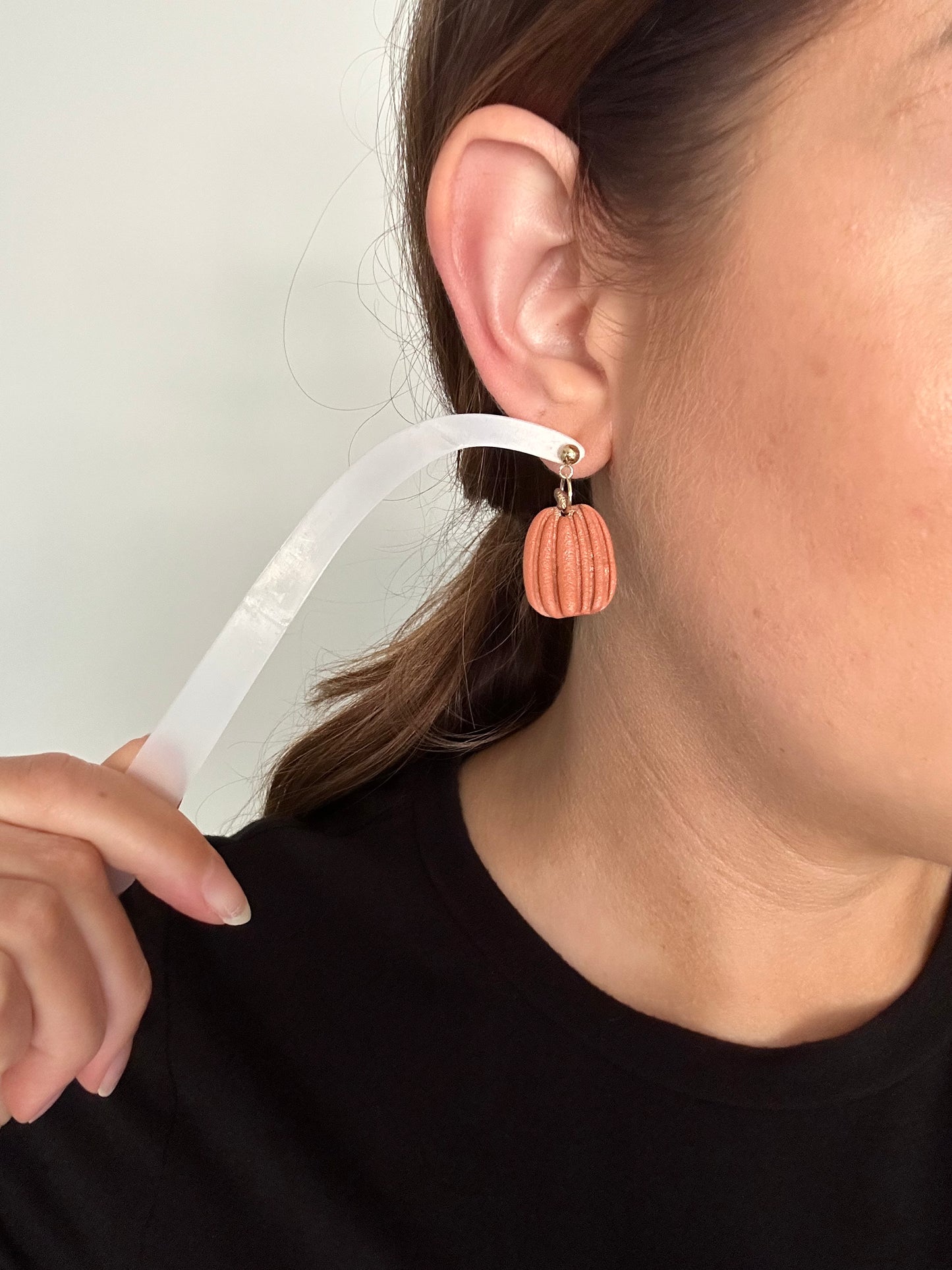 Tall Pumpkin Earrings