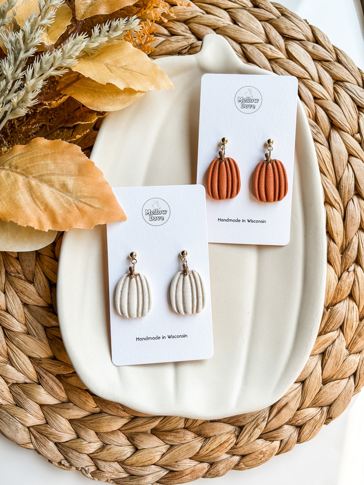 Tall Pumpkin Earrings