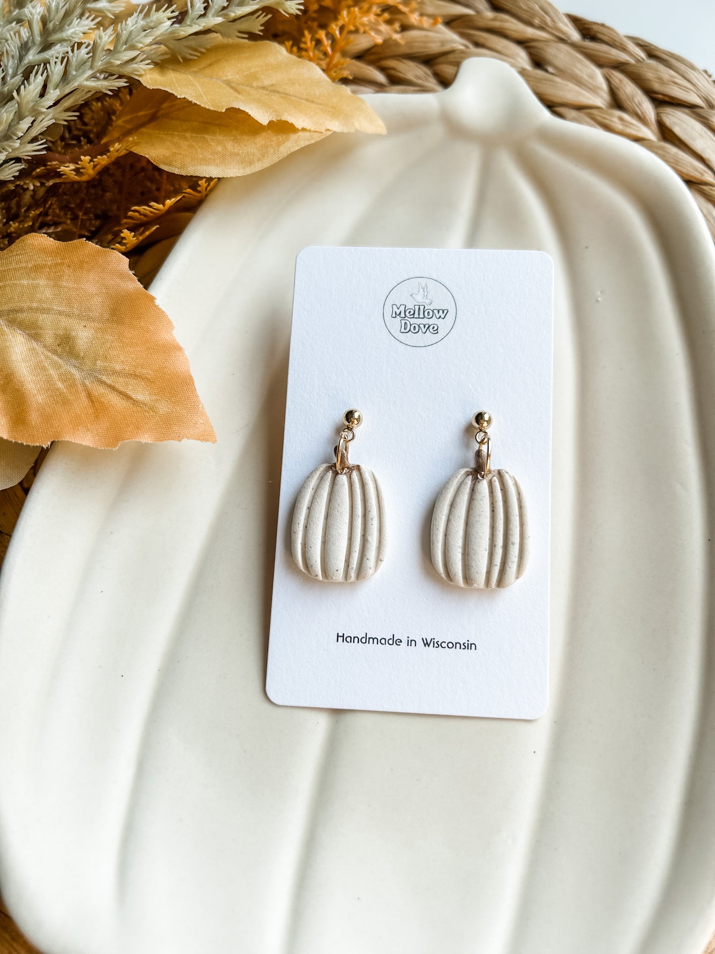Tall Pumpkin Earrings