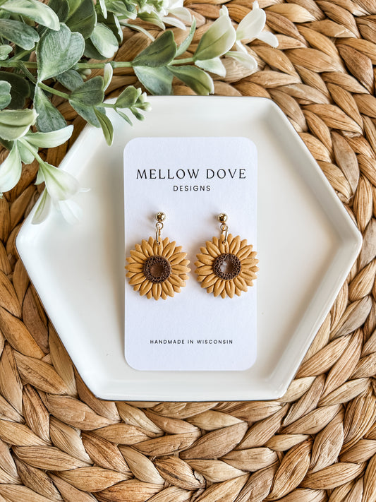 Sunflower Earrings