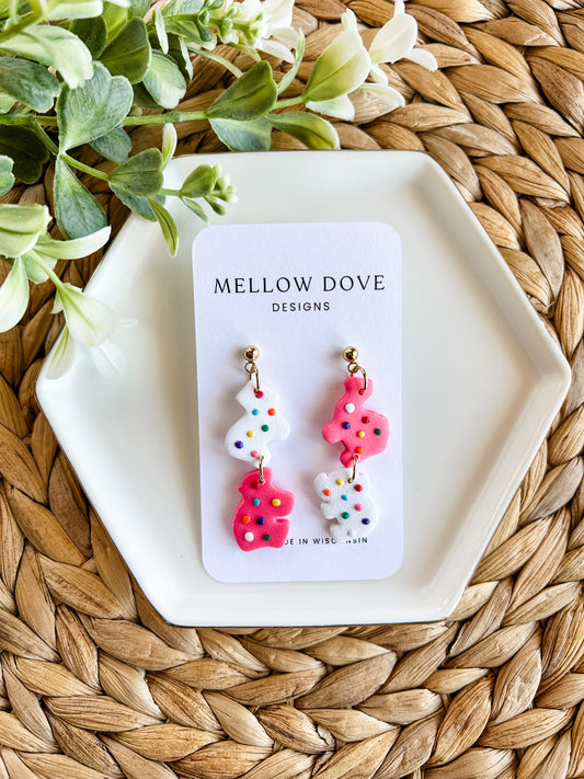 Circus Animal Cookie Earrings