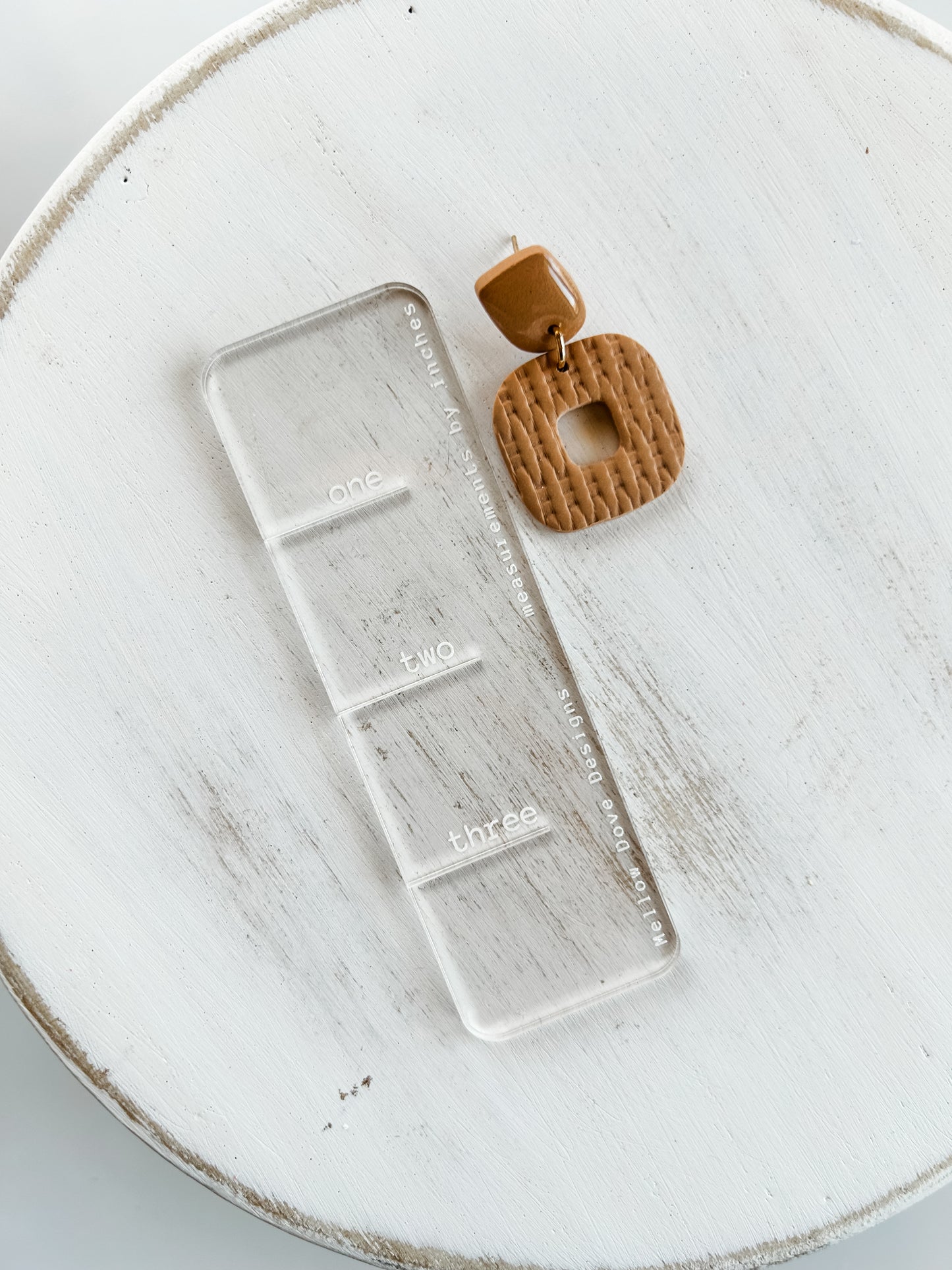 Caramel Rattan Earrings