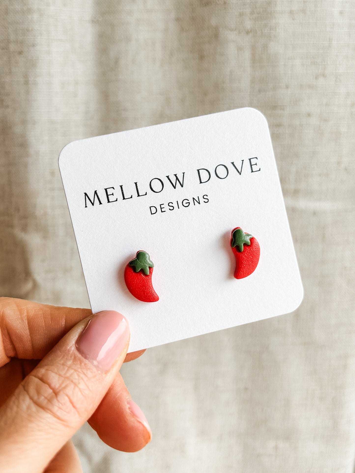 Chili Pepper Studs