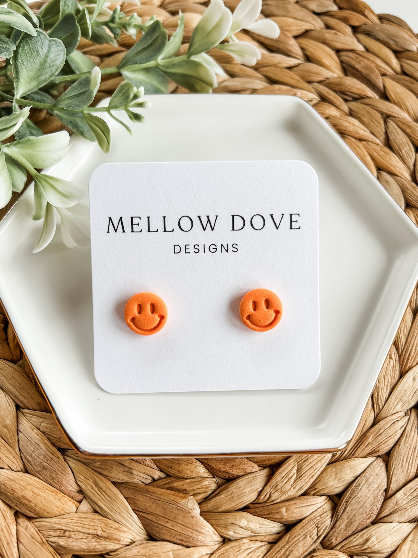Smiley Face Studs