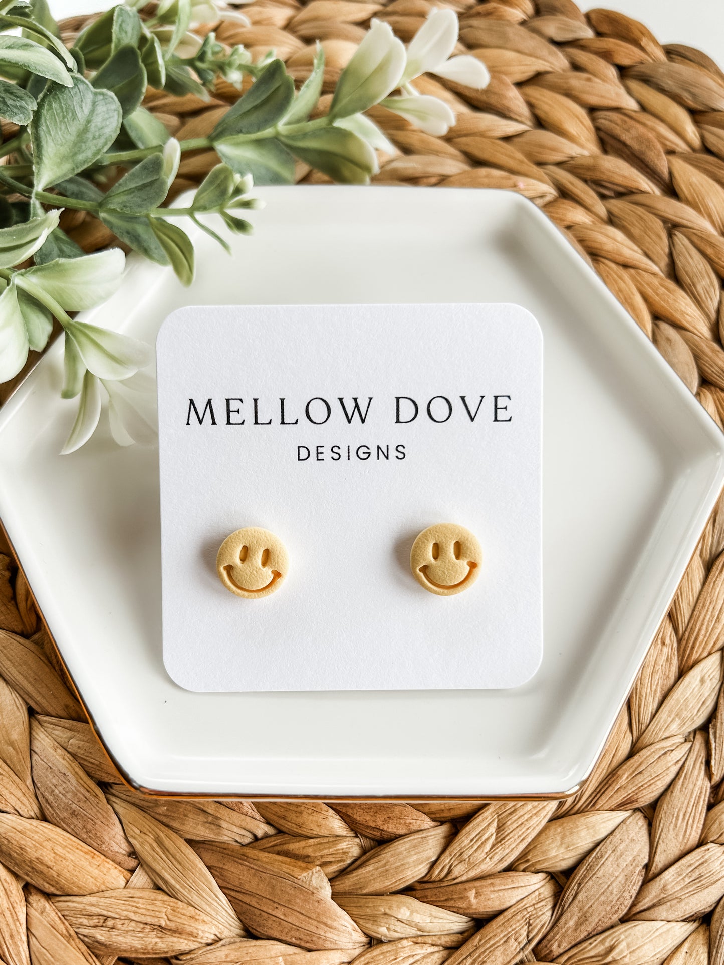 Smiley Face Studs