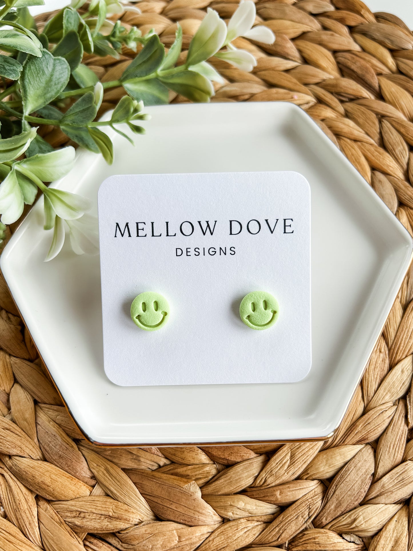Smiley Face Studs