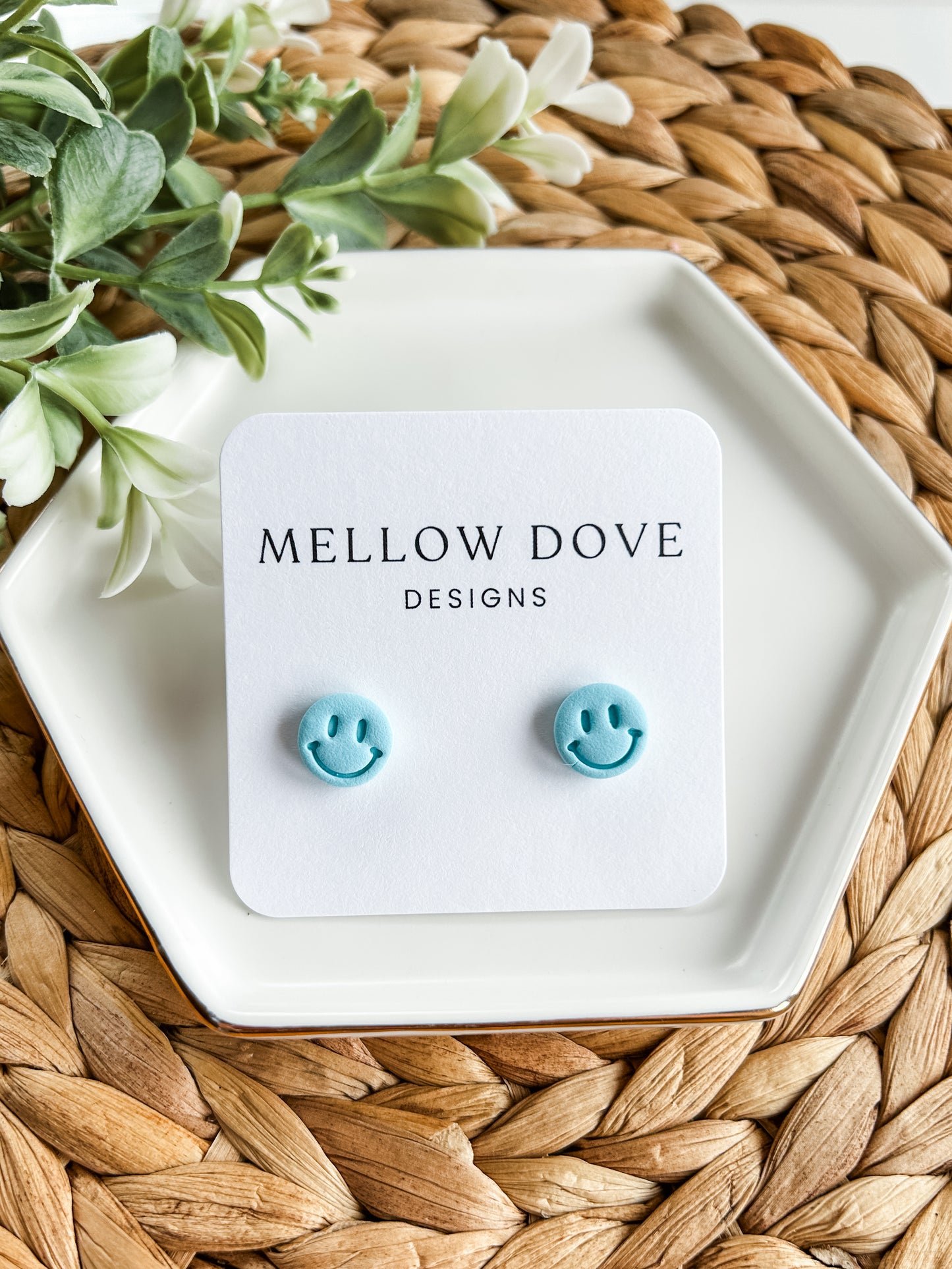 Smiley Face Studs